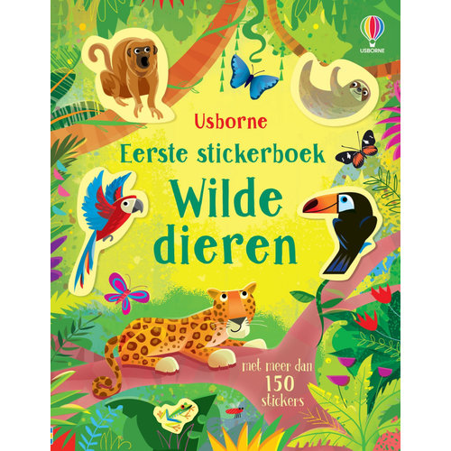 Overig Usborne Eerste stickerboek | Wilde dieren Overig Usborne Eerste stickerboek | Wilde dieren