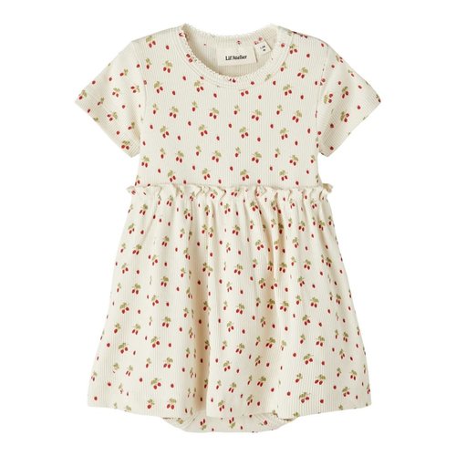Lil' Atelier Lil' Atelier | Gago ss body dress | Romperjurk Turtledove Strawberry Lil' Atelier Lil' Atelier | Gago ss body dress | Romperjurk Turtledove Strawberry