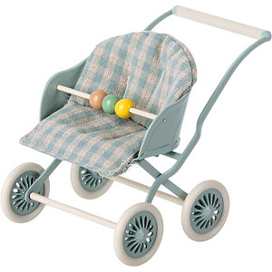 Maileg Maileg | Baby mice  stroller | Mint