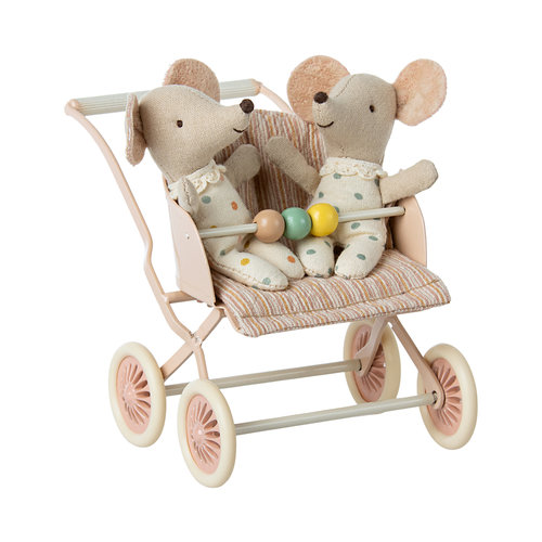 Maileg Maileg | Baby mice  stroller | Rose