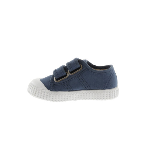 Victoria Victoria | 136606 | Lage Sneakers klittenband | Jeans blauw