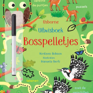 Overig Usborne Uitwisboek | Bosspelletjes