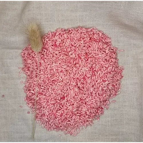Grennn Grennn | 250 gram Speelrijst uni | Roze Grennn Grennn | 250 gram Speelrijst uni | Roze