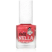 Miss Nella | MN18 Nagellak 'Sugar Hugs' | Donkerroze met glitters