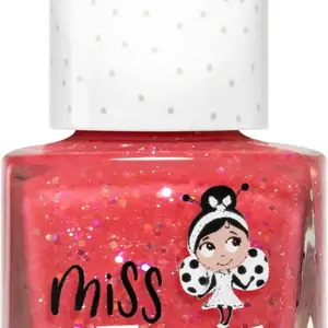 Miss Nella Miss Nella | MN18 Nagellak 'Sugar Hugs' | Donkerroze met glitters