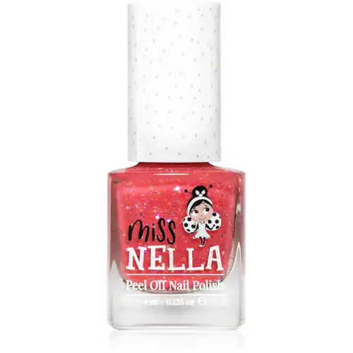 Miss Nella Miss Nella | MN18 Nagellak 'Sugar Hugs' | Donkerroze met glitters