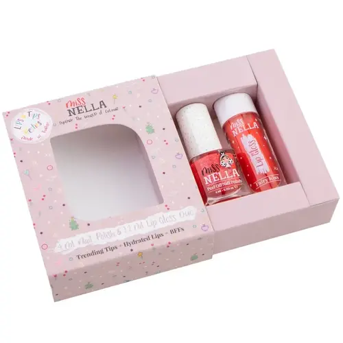 Miss Nella Miss Nella | Duo set | Nagellak MN48 + Lipgloss Fairy Kiss