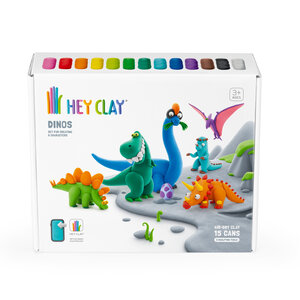 HeyClay HeyClay | klei set Dinos | 15 cans