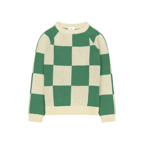 The New The New | Olly knitted sweater | Bosphorus Green Check The New The New | Olly knitted sweater | Bosphorus Green Check