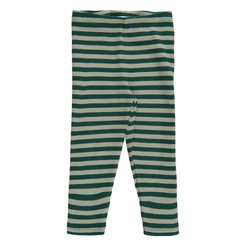 The New The New | Finn rib leggings | Green Gables stripe The New The New | Finn rib leggings | Green Gables stripe