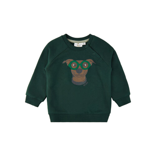 The New The New | Hany sweatshirt | Dog green The New The New | Hany sweatshirt | Dog green