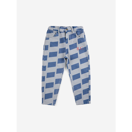 Bobo Choses Bobo Choses | Checker denim pants | Grey Bobo Choses Bobo Choses | Checker denim pants | Grey