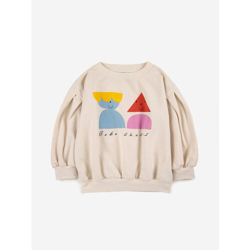 Bobo Choses Bobo Choses | Funny Friends sweatshirt | White Bobo Choses Bobo Choses | Funny Friends sweatshirt | White