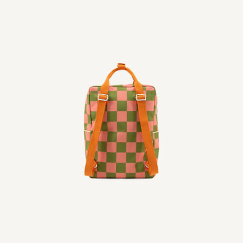 Sticky Lemon Sticky Lemon | Large Backpack | Farmhouse Checkerboard