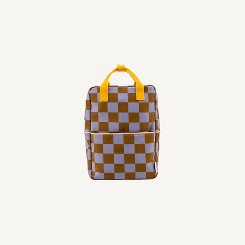Sticky Lemon Sticky Lemon | Large Backpack | Farmhouse Checkerboard