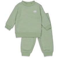 Feetje | Wafel pyjama | Green melange