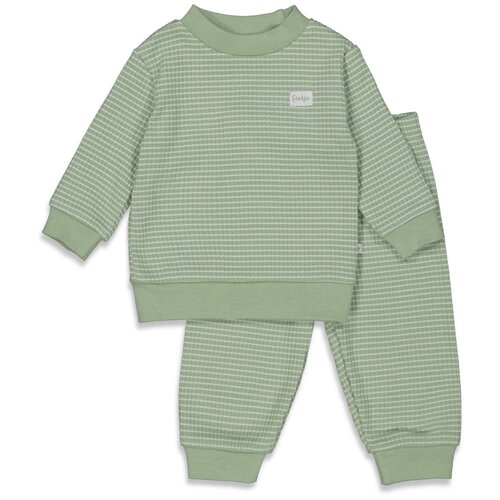 Feetje Feetje | Wafel pyjama | Green melange