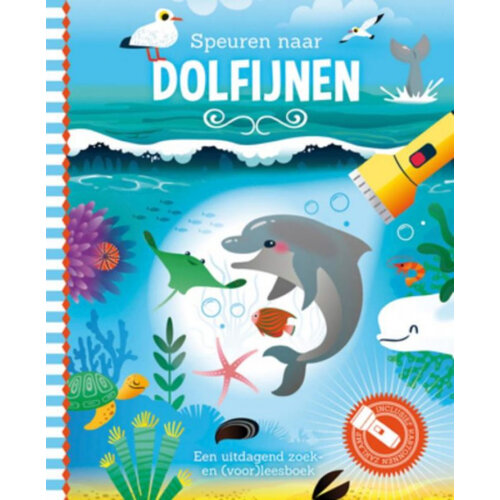 Boeken Zaklampboek - Speuren naar Dolfijnen Boeken Zaklampboek - Speuren naar Dolfijnen