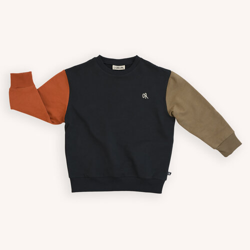 CarlijnQ CarlijnQ | Sweater Brown + Black CarlijnQ CarlijnQ | Sweater Brown + Black