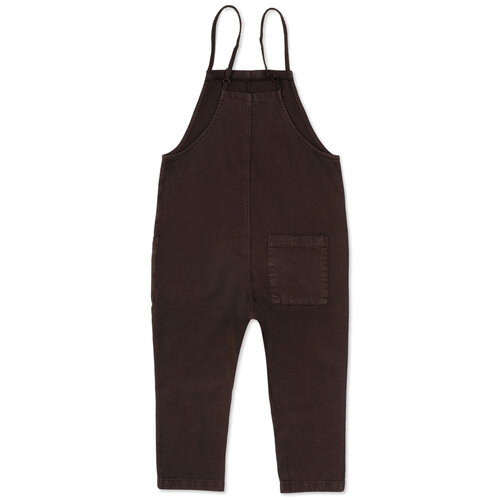 Phil & Phae Phil & Phae | Twill loose dungarees | Dark Umber