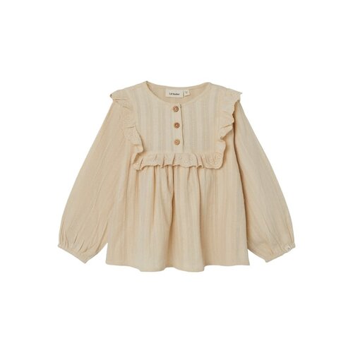 Lil' Atelier Lil' Atelier | Foya loose shirt LS | Wood Ash Lil' Atelier Lil' Atelier | Foya loose shirt LS | Wood Ash