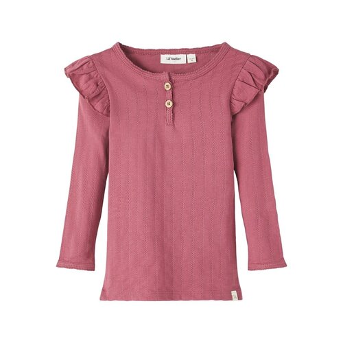 Lil' Atelier Lil' Atelier | Nala slim top LS | Dry Rose Lil' Atelier Lil' Atelier | Nala slim top LS | Dry Rose
