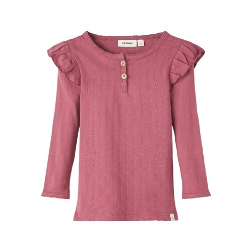 Lil' Atelier Lil' Atelier | Nala slim top LS | Dry Rose