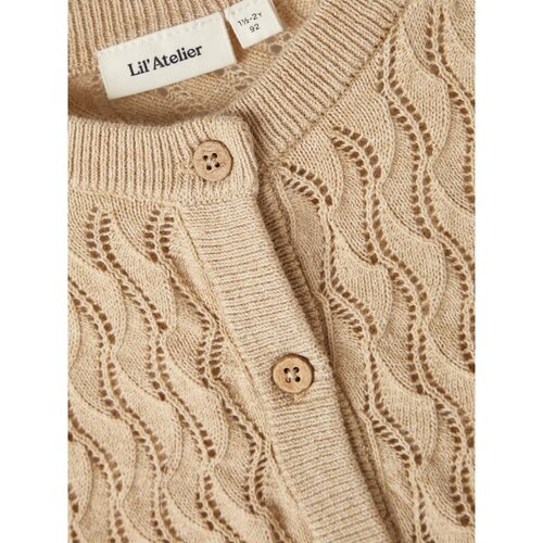 Lil' Atelier Lil' Atelier | Nina loose knit cardigan | Warm Sand