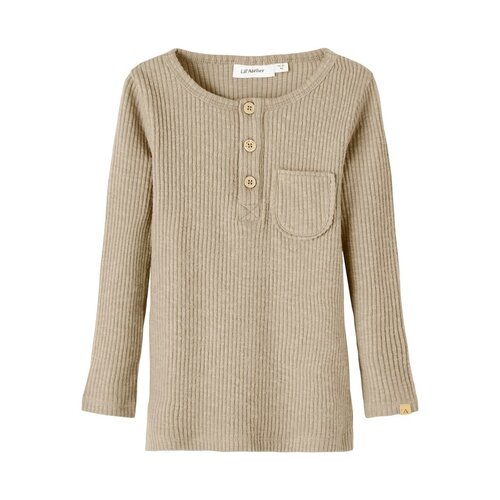 Lil' Atelier Lil' Atelier | Rajo slim top LS | Chinchilla Lil' Atelier Lil' Atelier | Rajo slim top LS | Chinchilla