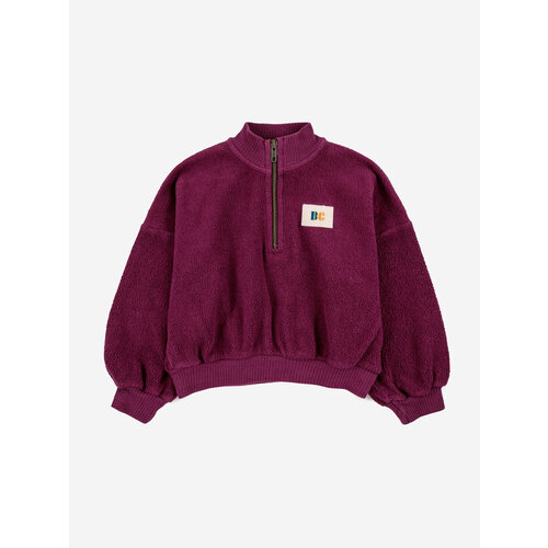 Bobo Choses Bobo Choses | B.C Label sweatshirt | Purple Bobo Choses Bobo Choses | B.C Label sweatshirt | Purple