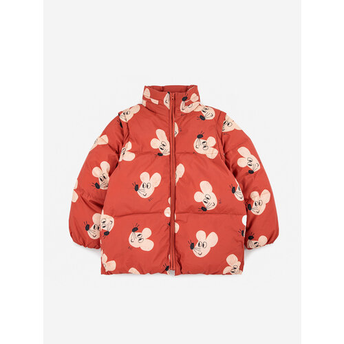 Bobo Choses Bobo Choses | Mouse padded jacket | Red Bobo Choses Bobo Choses | Mouse padded jacket | Red