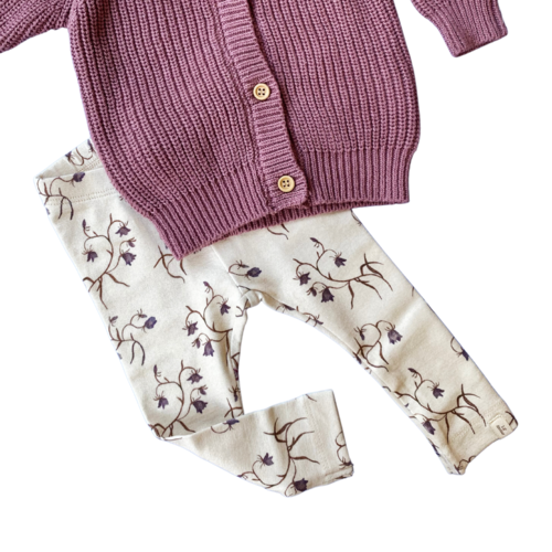 Lil' Atelier Lil' Atelier | Gaya baby slim legging | Turtledove Flower