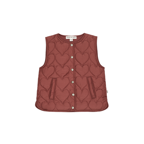 House of Jamie House of Jamie | Quilted Bodywarmer | Cherry Red House of Jamie House of Jamie | Quilted Bodywarmer | Cherry Red
