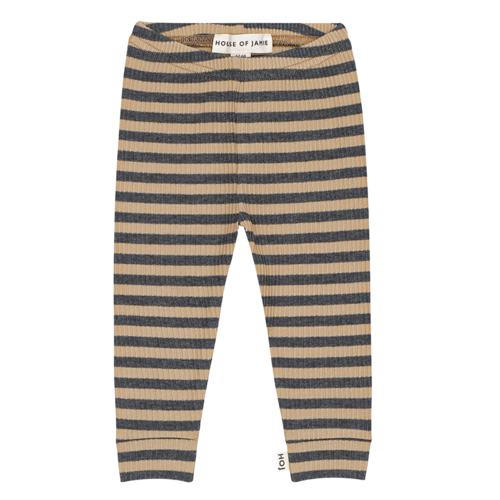 House of Jamie House of Jamie | Rib Leggings | Camel Granite Stripes House of Jamie House of Jamie | Rib Leggings | Camel Granite Stripes