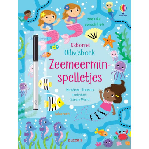 Overig Usborne Uitwisboek | Zeemeerminspelletjes