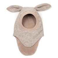 Huttelihut | Bunny balaclava wool | Camel