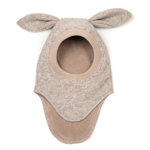 Huttelihut Huttelihut | Bunny balaclava wool | Camel