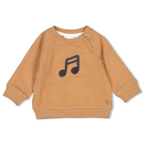 Feetje Feetje | Sweater Rock The World Camel Feetje Feetje | Sweater Rock The World Camel