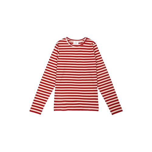 The New The New | Fie rib tee | Mars Red stripe The New The New | Fie rib tee | Mars Red stripe