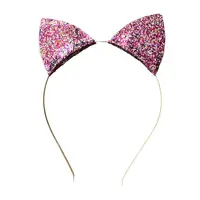 Ratatam | Haarband glitter oortjes | Roze