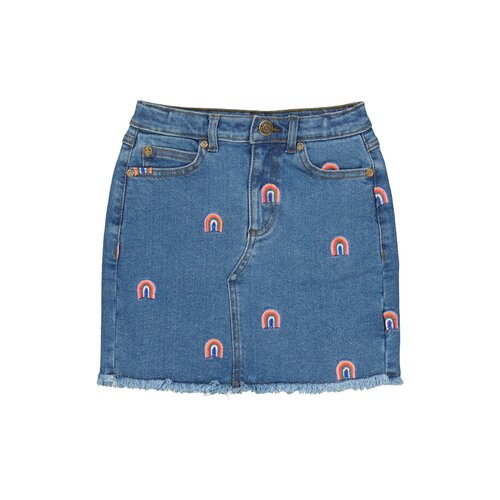 The New The New | Janet Denim Skirt | Rainbows