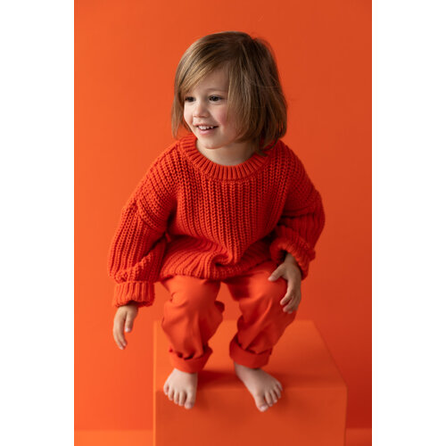 Yuki Kidswear Yuki | Chunky knitted sweater | Mandarin