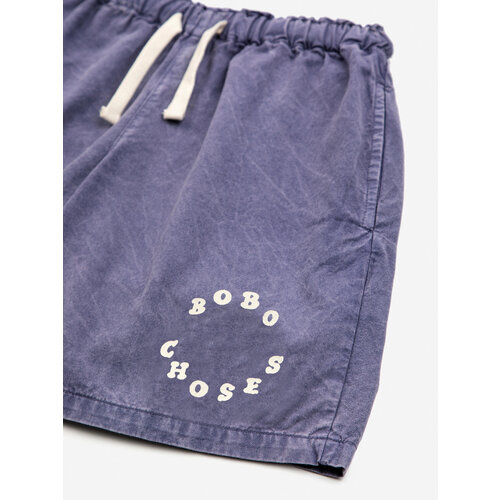 Bobo Choses Bobo Choses | Circle woven bermuda shorts | Prussian blue