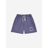 Bobo Choses | Circle woven bermuda shorts | Prussian blue