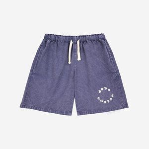 Bobo Choses Bobo Choses | Circle woven bermuda shorts | Prussian blue