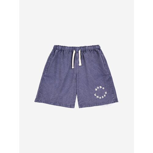 Bobo Choses Bobo Choses | Circle woven bermuda shorts | Prussian blue