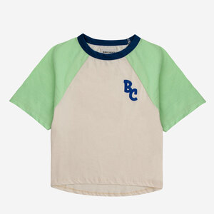 Bobo Choses Bobo Choses | Color Block raglan sleeves T-shirt | Jade Green