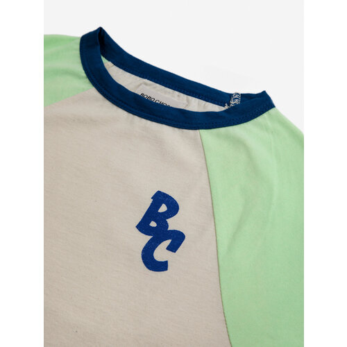 Bobo Choses Bobo Choses | Color Block raglan sleeves T-shirt | Jade Green