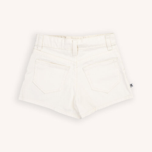 CarlijnQ CarlijnQ | White denim shorts with heart
