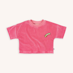 CarlijnQ CarlijnQ | Cropped shirt with embroidery | Pink